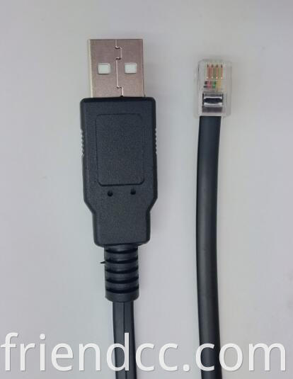 ft232 uart ttl convertidor USB 2.0 RS232 USB to rj11 cable adapter with FTDI chip TTL level ROUND cable for PC and POS terminal